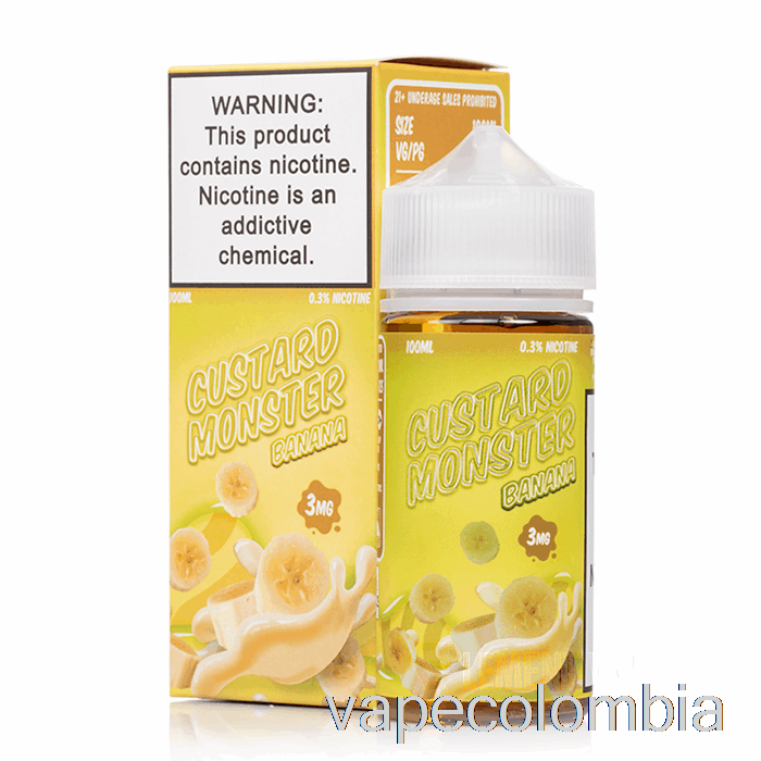 Kit Vape Completo Banana - Natillas Monstruo - 100ml 3mg